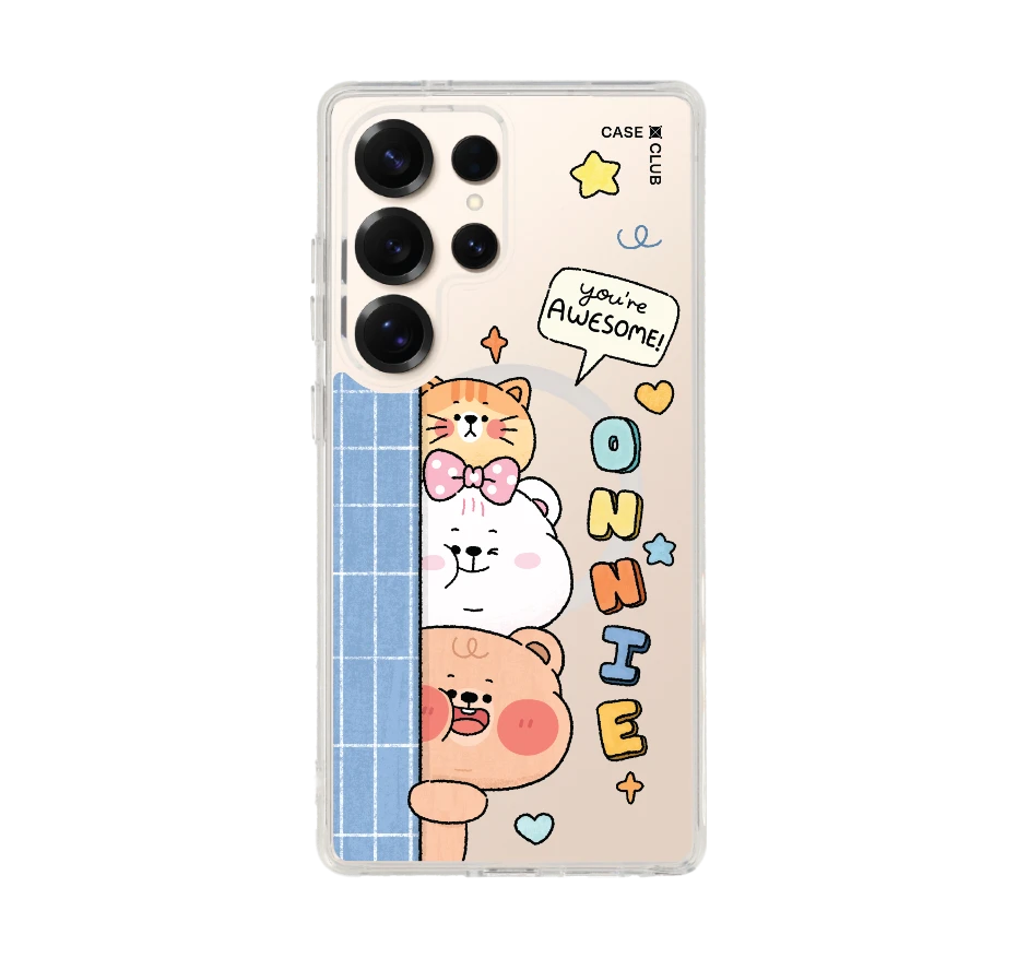 หมี onnie และแมวเพื่อนซี้