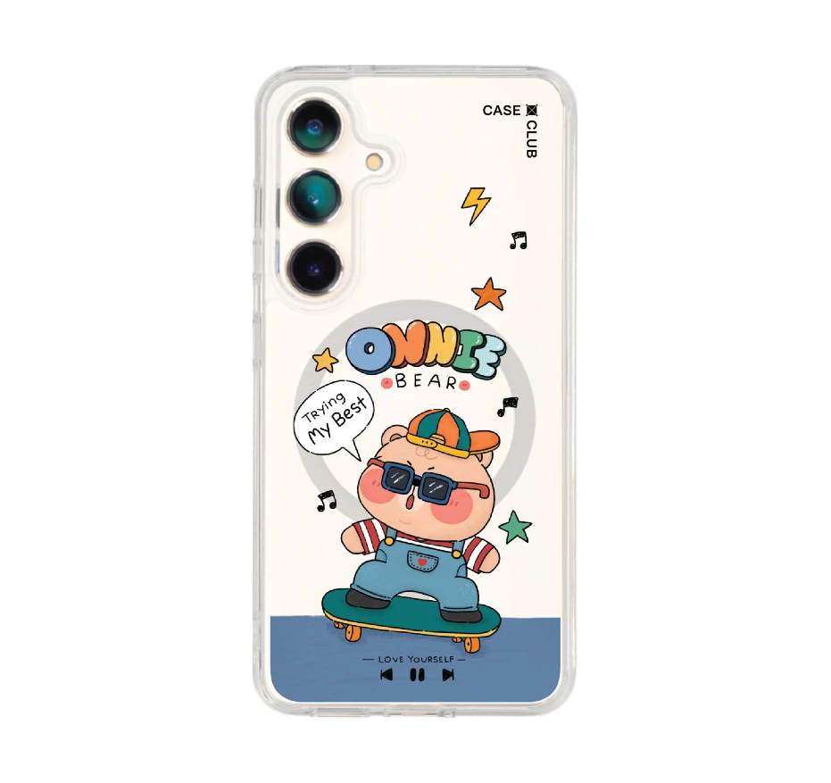 หมี onnie สุดเท่ห์บนสเก็ตบอร์ด