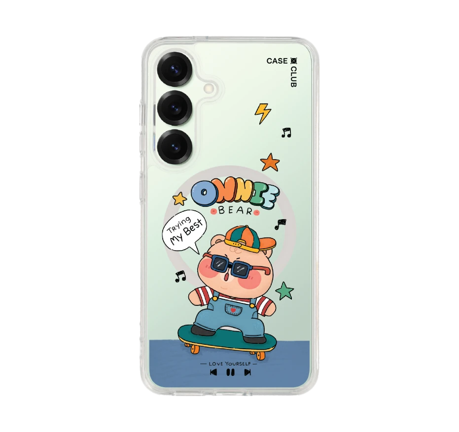หมี onnie สุดเท่ห์บนสเก็ตบอร์ด