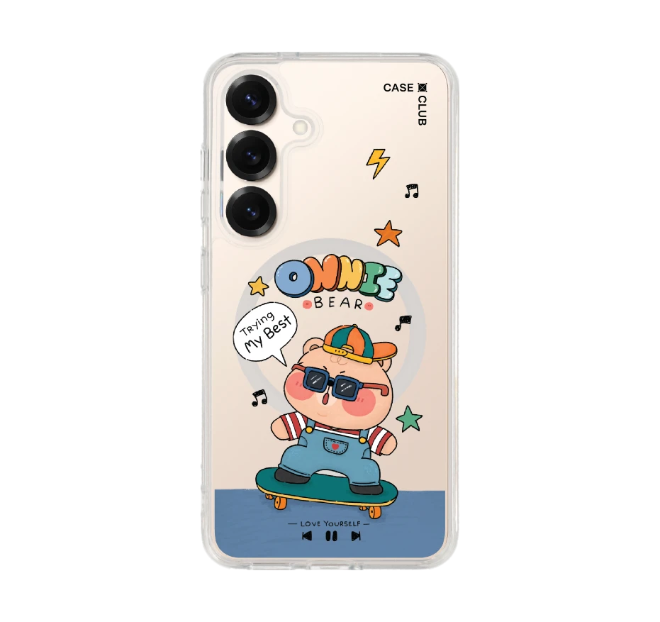 หมี onnie สุดเท่ห์บนสเก็ตบอร์ด
