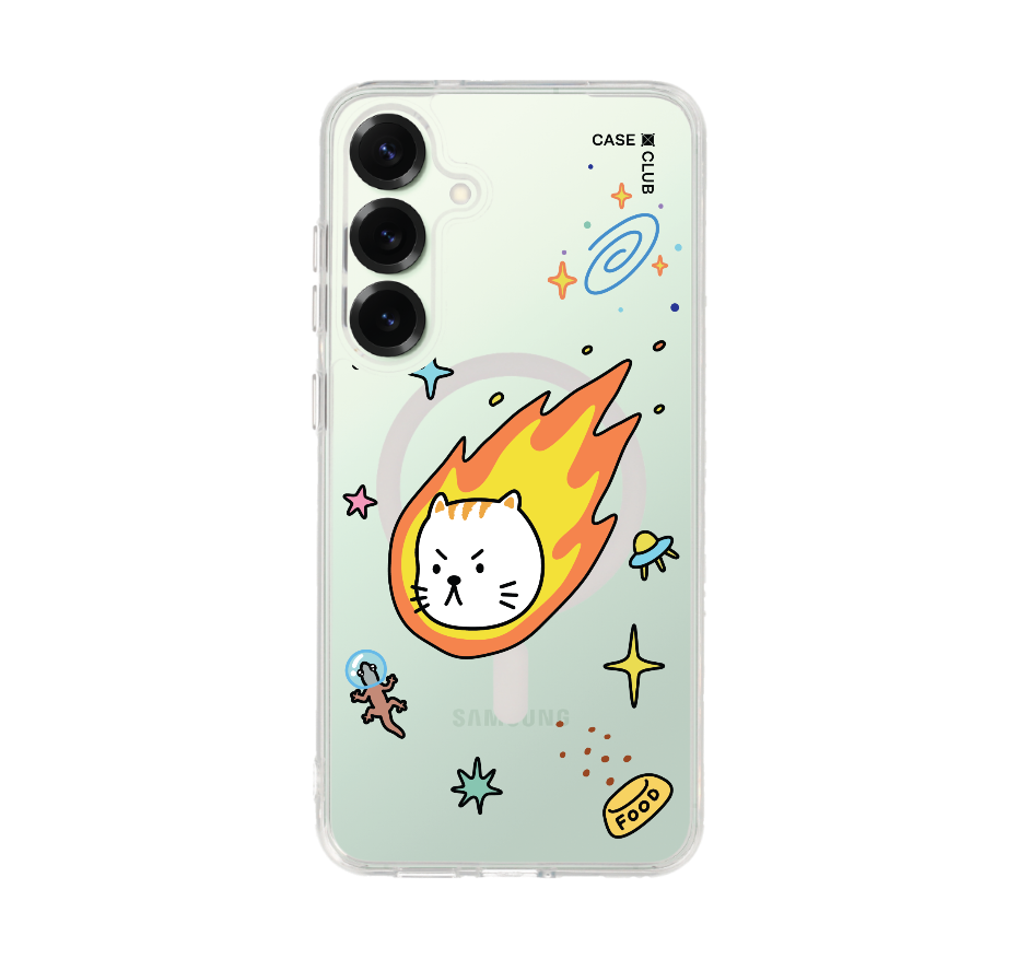 salmon cat space