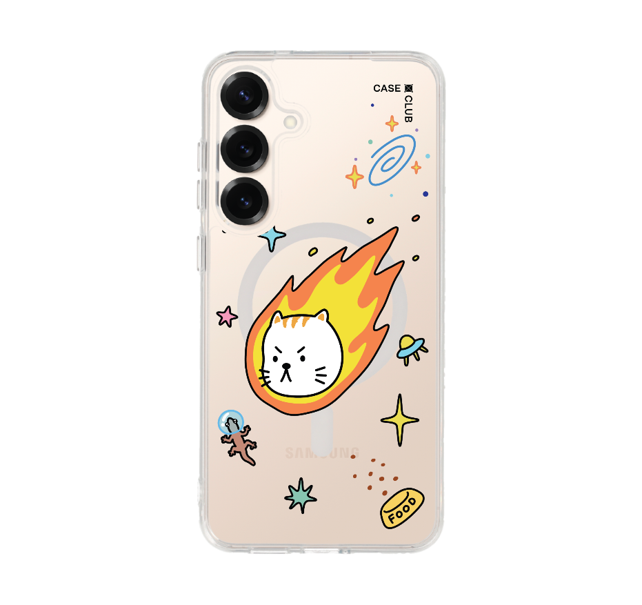 salmon cat space