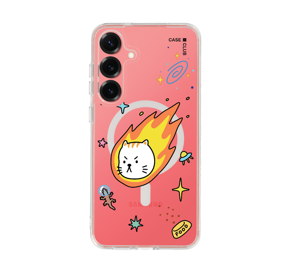 salmon cat space