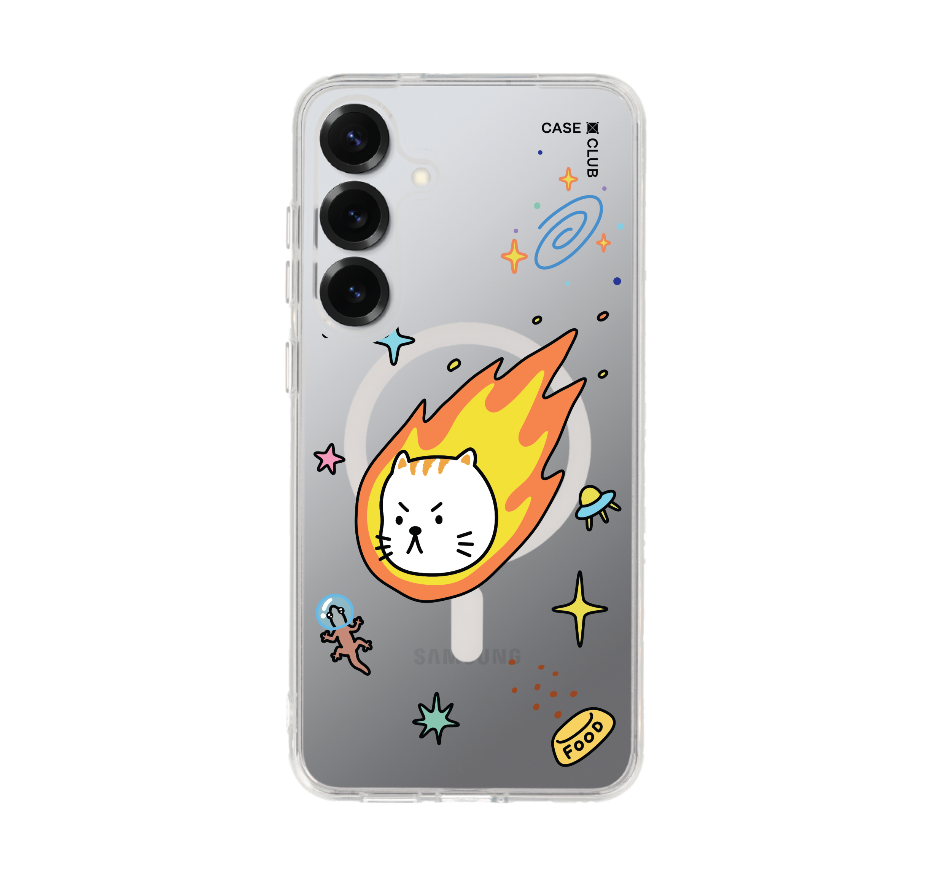 salmon cat space