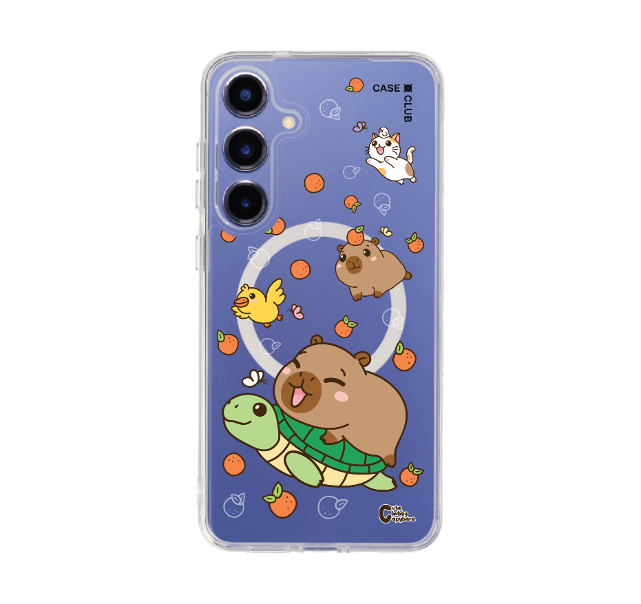 cute chubby capybara mix animal