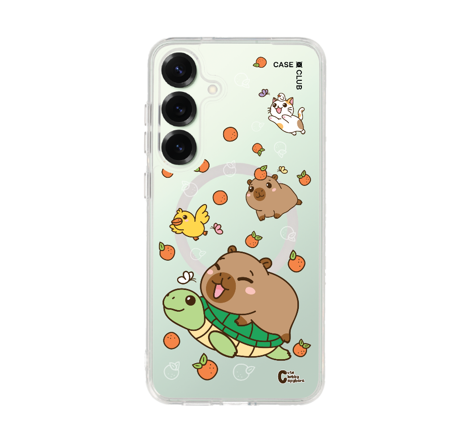 cute chubby capybara mix animal