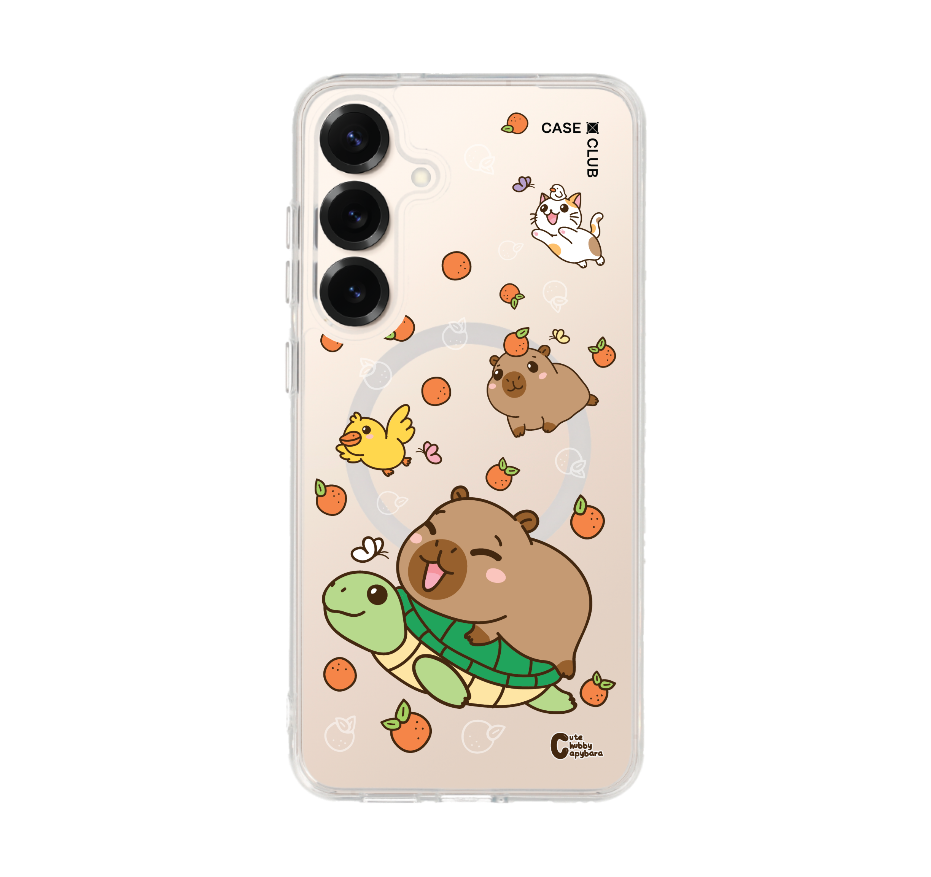 cute chubby capybara mix animal