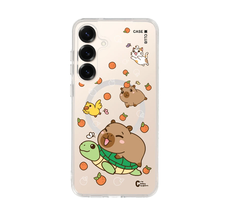 cute chubby capybara mix animal