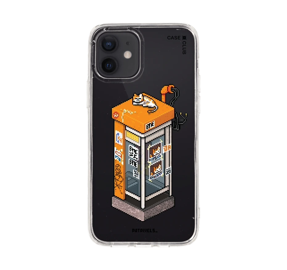 ตู้โทรศัพท์ retro pixel