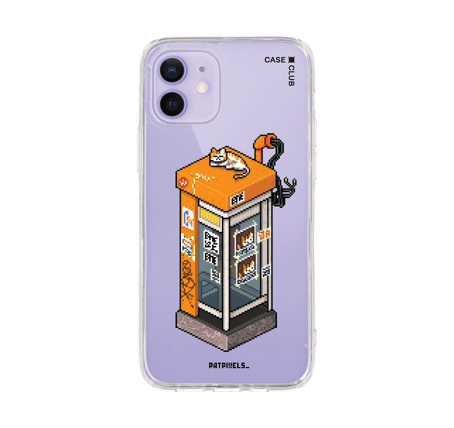 ตู้โทรศัพท์ retro pixel