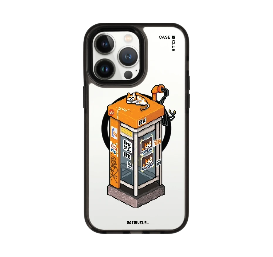 ตู้โทรศัพท์ retro pixel