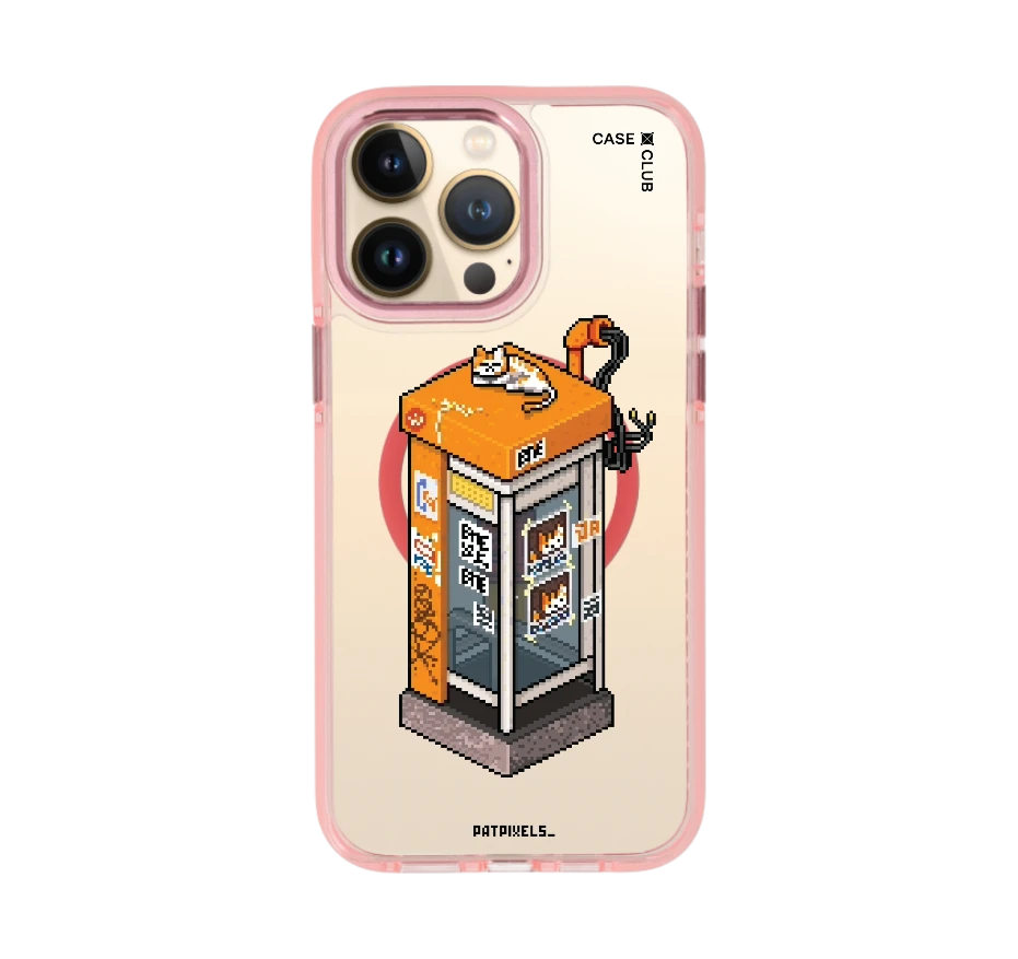 ตู้โทรศัพท์ retro pixel