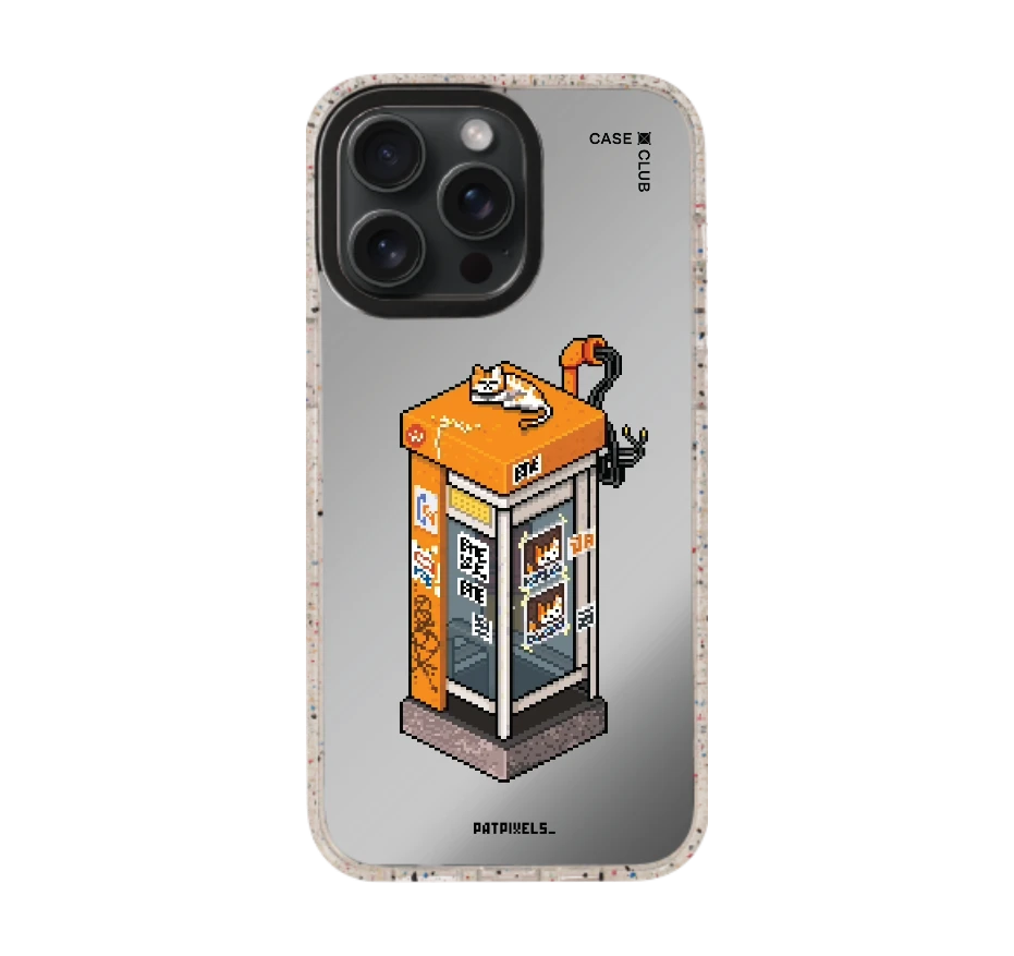 ตู้โทรศัพท์ retro pixel