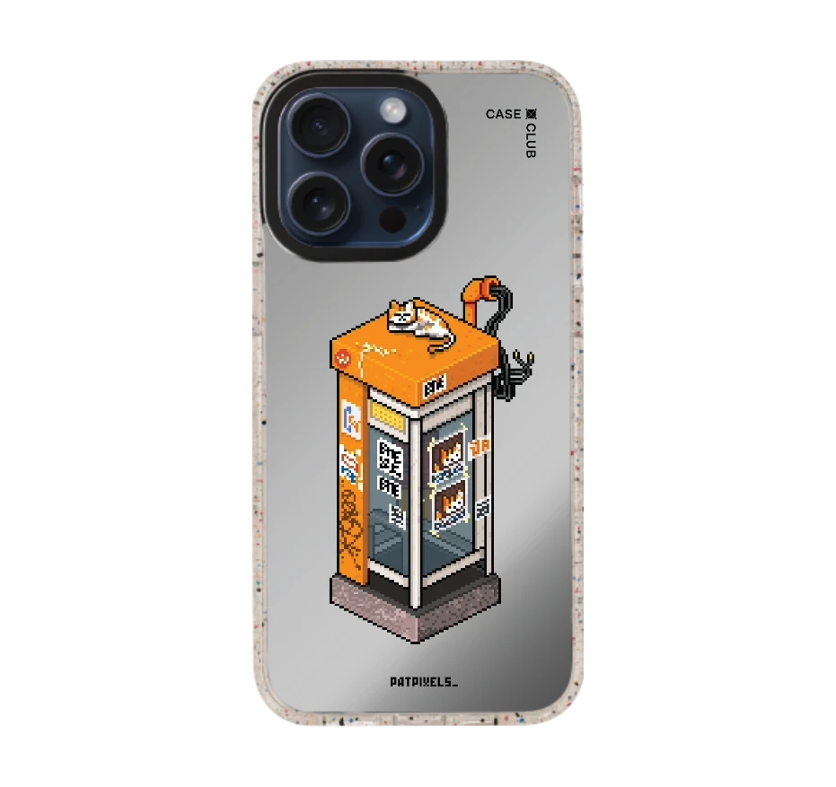 ตู้โทรศัพท์ retro pixel