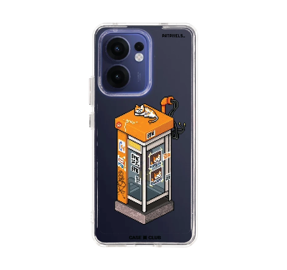 ตู้โทรศัพท์ retro pixel