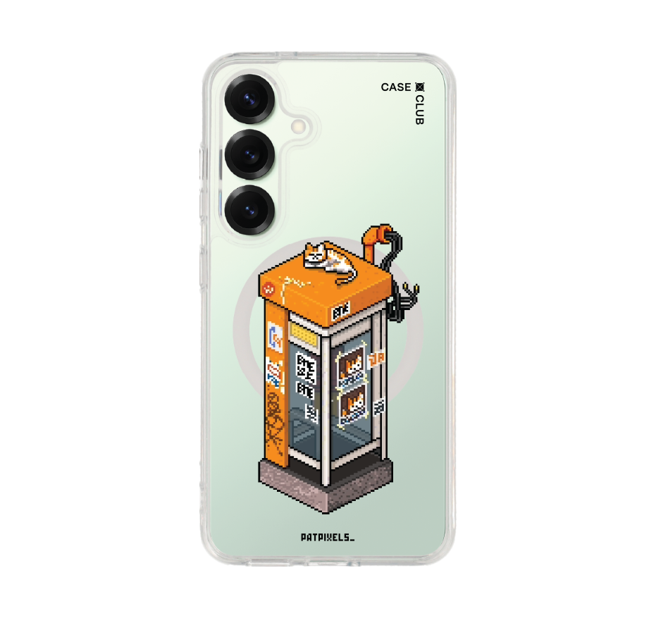 ตู้โทรศัพท์ retro pixel
