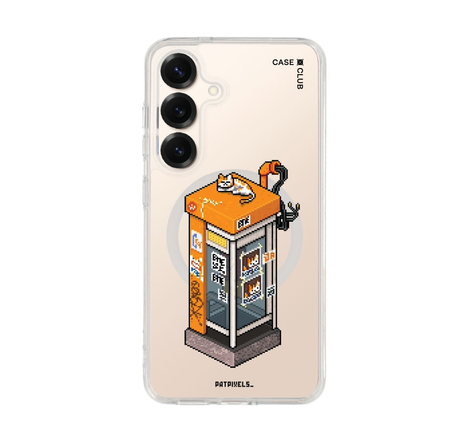 ตู้โทรศัพท์ retro pixel