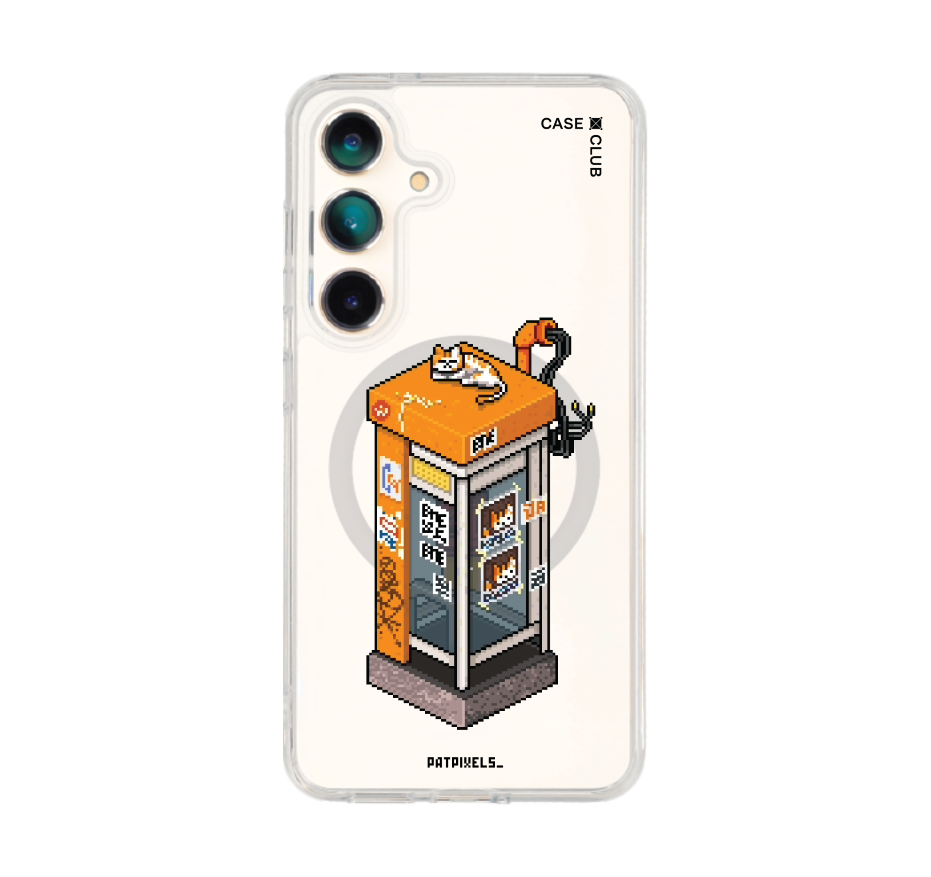 ตู้โทรศัพท์ retro pixel