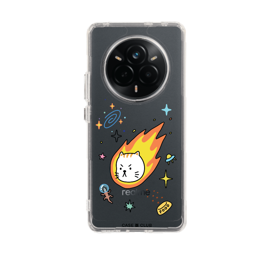 salmon cat space