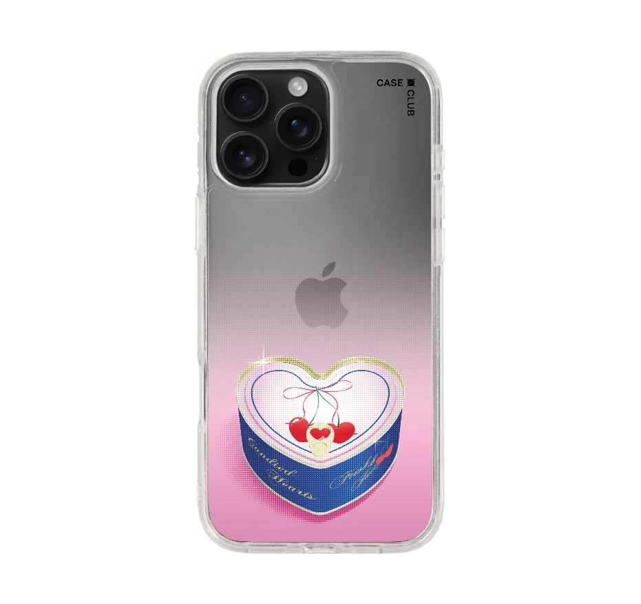 กล่องของขวัญเชอร์รี่สีชมพู