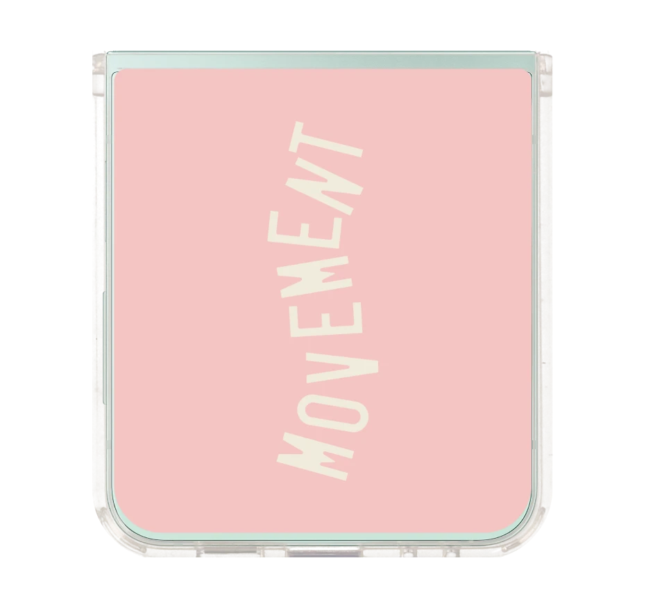 rally ลาย movement สีชมพูใส