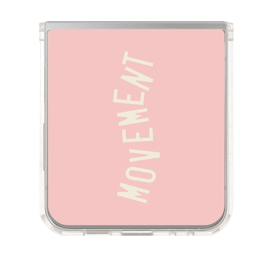 rally ลาย movement สีชมพูใส