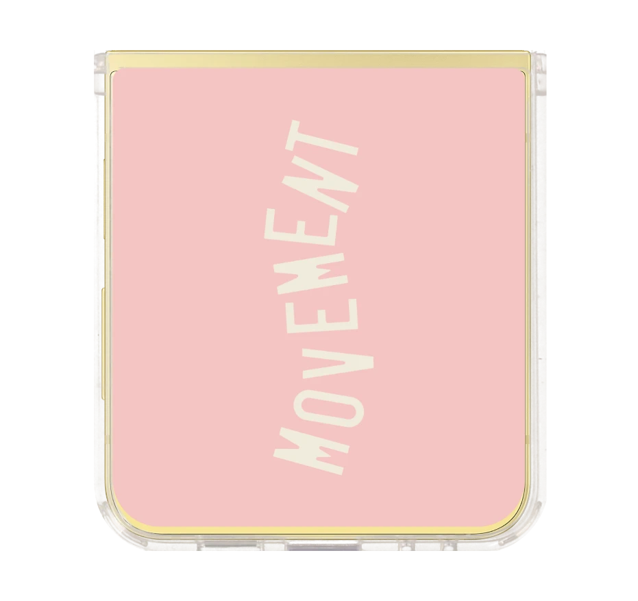 rally ลาย movement สีชมพูใส