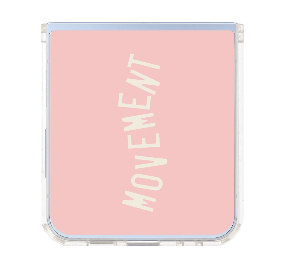 rally ลาย movement สีชมพูใส