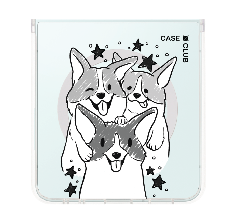 corgi trio