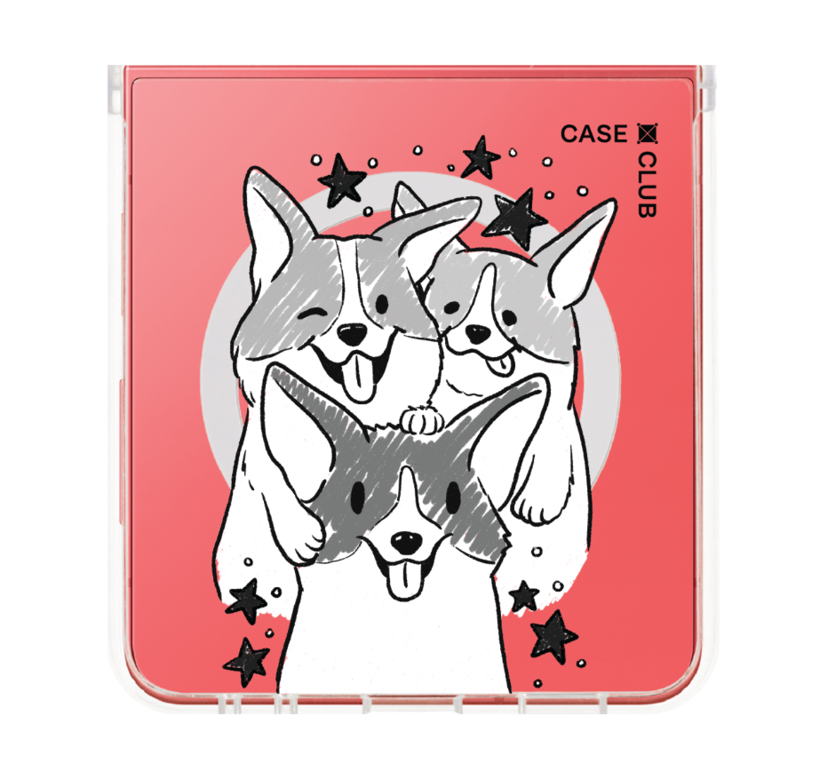 corgi trio