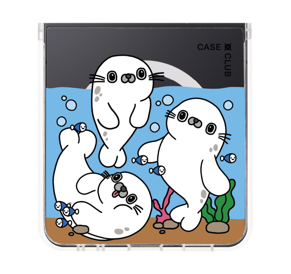 seal under the sea