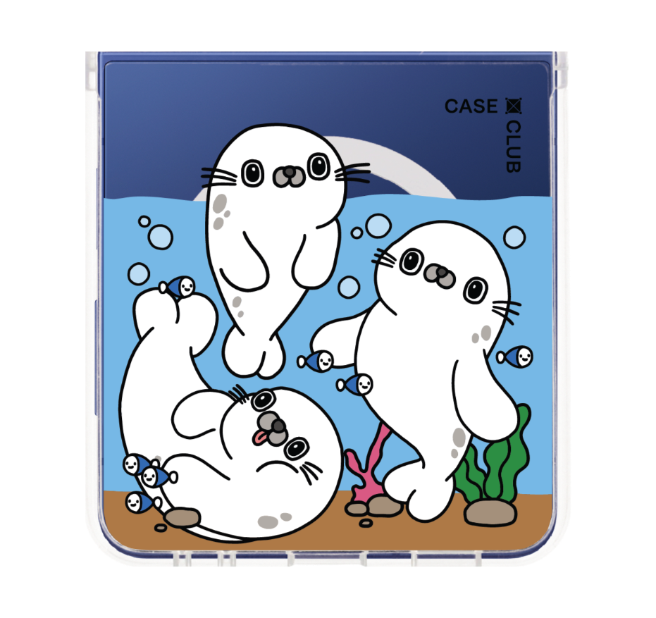 seal under the sea