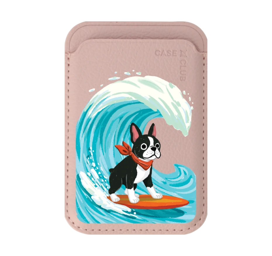 boston terrier surf