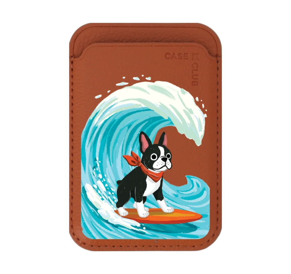 boston terrier surf