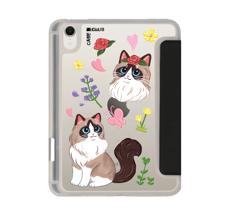 แร็กดอลล์กับดอกไม้แสนสวย