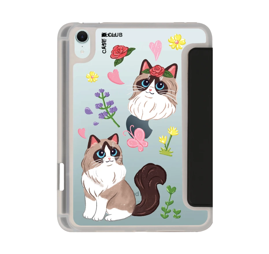 แร็กดอลล์กับดอกไม้แสนสวย