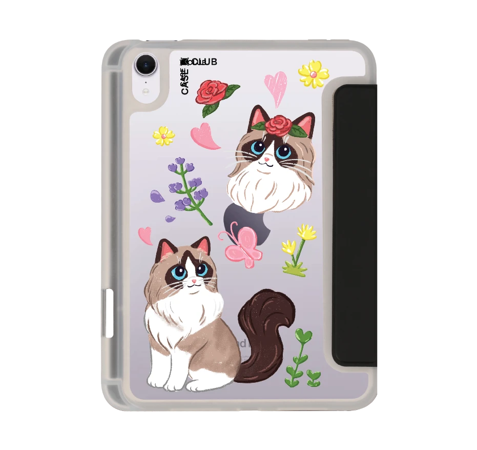 แร็กดอลล์กับดอกไม้แสนสวย