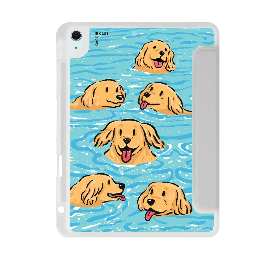 โกลเด้นน้อยว่ายน้ำ