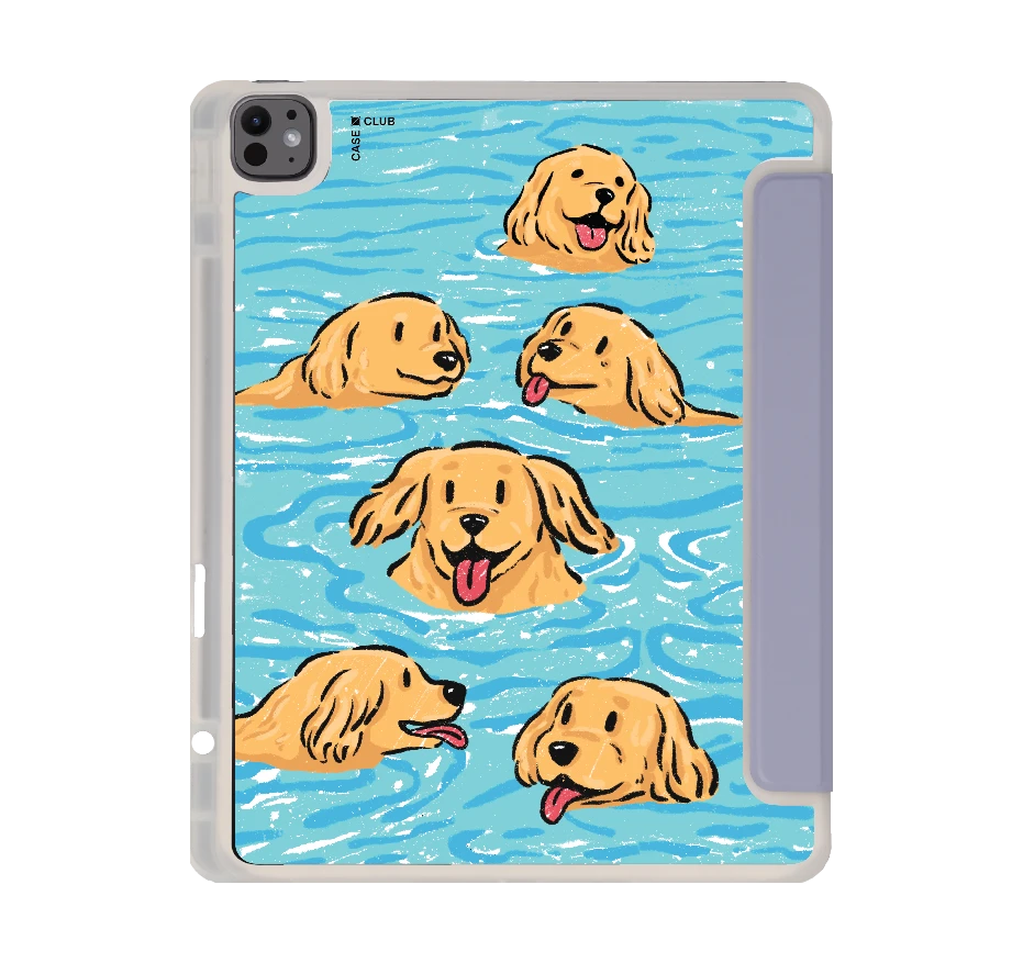 โกลเด้นน้อยว่ายน้ำ