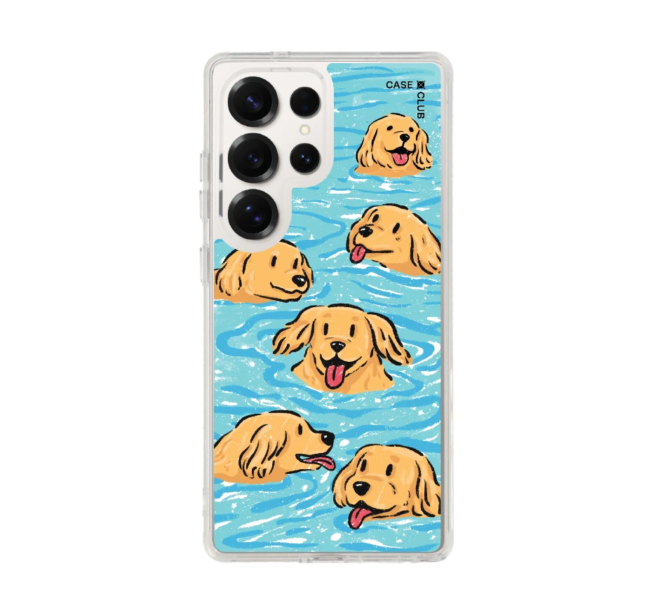 โกลเด้นน้อยว่ายน้ำ