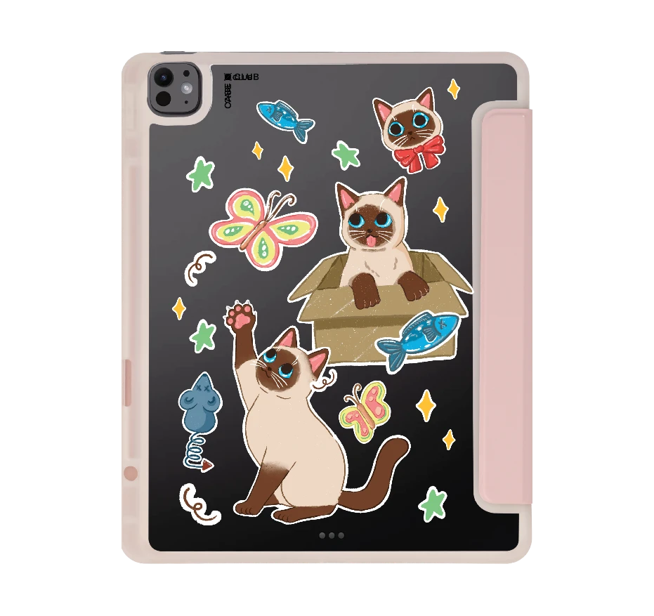 trio siamese cat