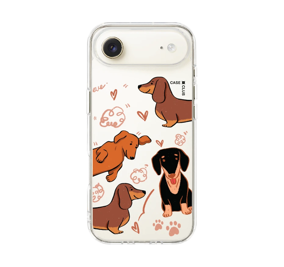 brown dachshund pattern