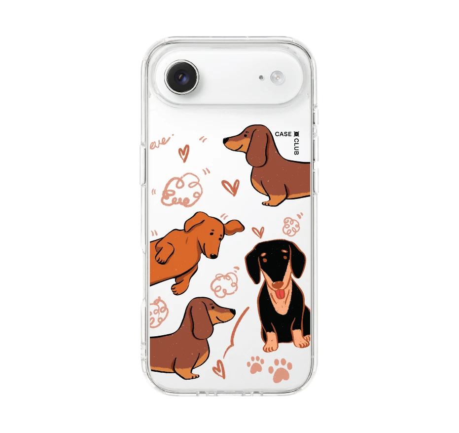 brown dachshund pattern
