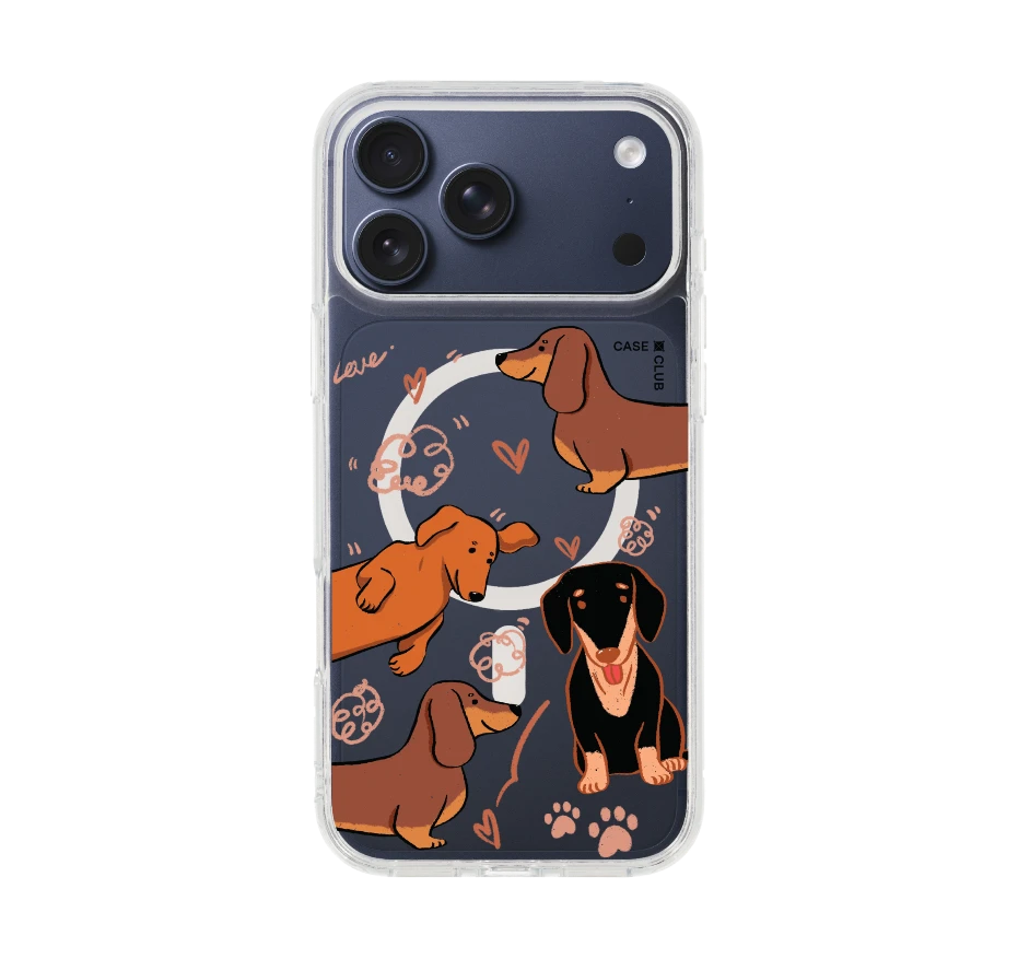brown dachshund pattern