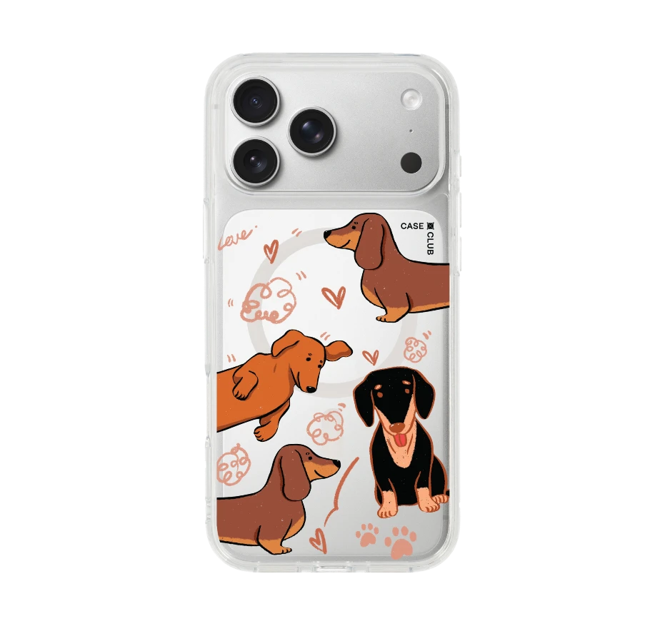brown dachshund pattern
