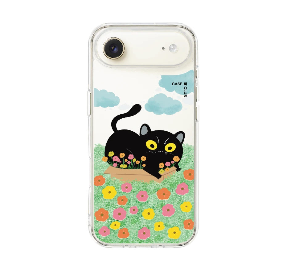 garden black cat