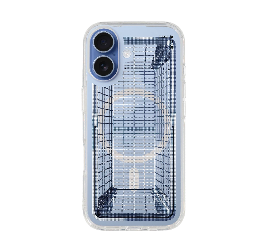 halftone shopping basket