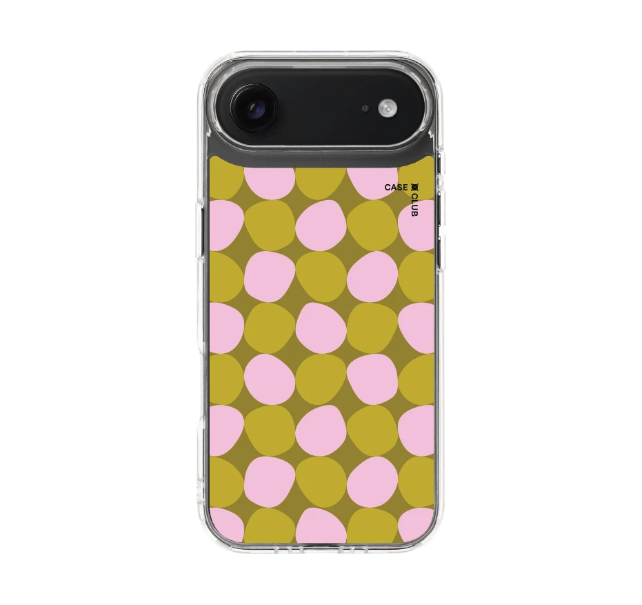 light green stack polka dots