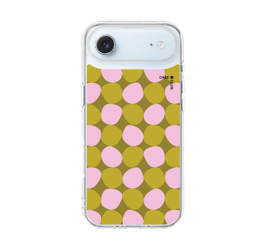 light green stack polka dots