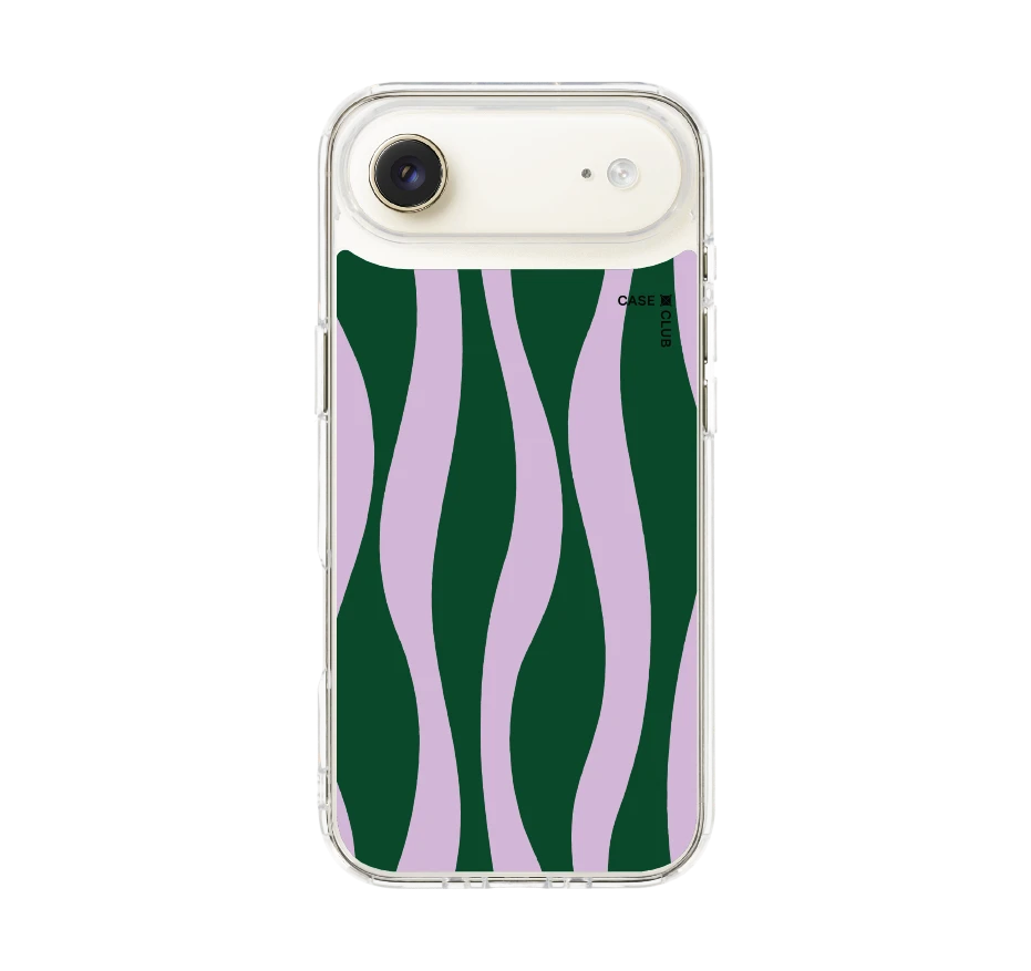 purple & green wavy pattern